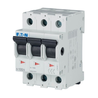 Třífázový hlavní vypínač Eaton 276284 IS-100/3 na DIN lištu