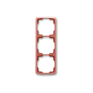 Rámeček ABB Tango 3901A-B31 R2 trojnásobný svislý vřesově červený