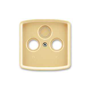 Kryt zásuvky Tango anténní TV+R(+SAT) ABB 5011A-A00300 D béžový