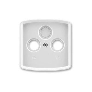 Kryt zásuvky Tango anténní TV+R(+SAT) ABB 5011A-A00300 S šedý