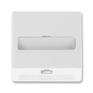 Kryt zásuvky telefonní s jedním otvorem Classic - bílý - ABB 5013C-A00213 B1
