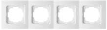 ELITE - Čtyřnásobný rámeček bílý SEZ E4/B