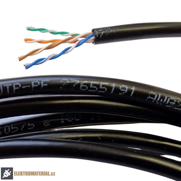 Instalační kabel 27655191 SOLARIX SXKD-5E-UTP-PE venkovní balení 305m