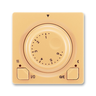 Kryt termostatu Swing ABB 3292G-A10101 D1 univerzální s otočným nastavením teploty béžový