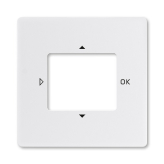 Kryt termostatu Swing ABB 3299G-A40100 B1 se spínacími hodinami bílý