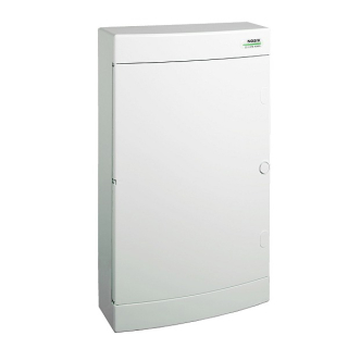 Noark 101509 PNS 36W Plastová rozvodnice, bílé dveře, montáž na omítku, IP40, 3 řady, 3x12 modulů