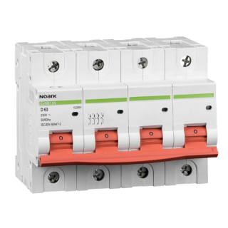 Noark 102850 Ex9B125 4P C63A Instalační jistič 25 kA, charakteristika C, 63 A, 4-pól