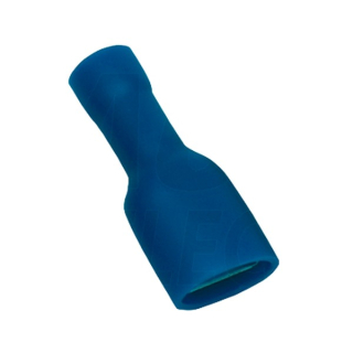 Tracon KTCSH3 Celoizolované Cu lisovací kolíky ploché, modré 2,5mm2, 2,8×0,5 mm