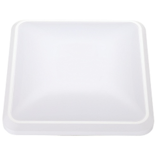 Tracon MFMN12NW Přisazené čtvercové LED svítidlo se snímačem pohybu 230 VAC, 12W, 850lm, 4500K, 10s-10m, 5-2000lx, 9m, EEI=F