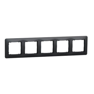 SCHNEIDER SDD314805 SEDNA Rámeček pětinásobný, Antracit