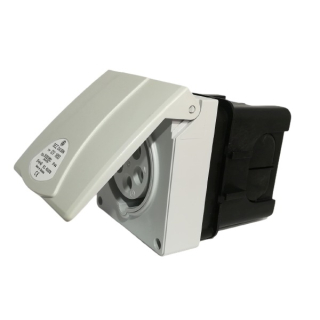 Průmyslová vestavná zásuvka IZV 1653 400V, IP44, 16A, 5-pól