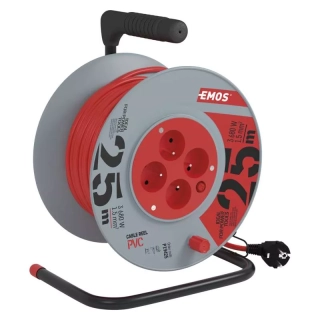 EMOS P19425 Buben 4Z 25m 1,5mm PVC / E-035 (DG-4ZR-F04)