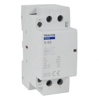 Tracon SHK2-63 Modulární stykač 2 Mod, 2×NO