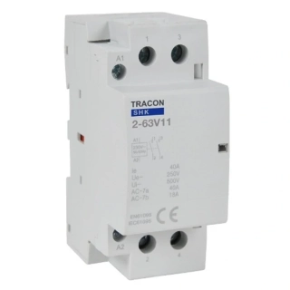 Tracon SHK2-63V11 Modulární stykač 2 Mod, 1×NO+1×NC